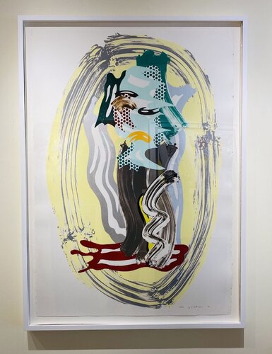 Green Face from Brushstroke figures ( Corlett 232) van Roy Lichtenstein, Andere media te koop op Singulart