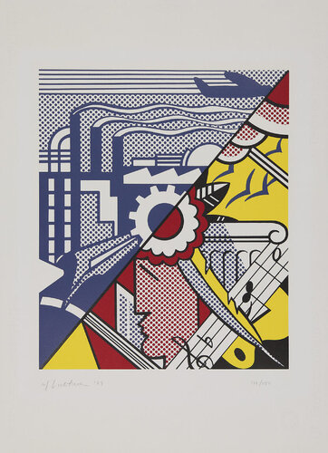 Industry and the arts II van Roy Lichtenstein, Afdruk te koop op Singulart