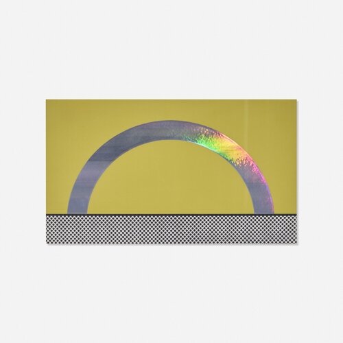 Rainbow on Yellow; Landscape 7 from the Ten Landscapes Portfolio van Roy Lichtenstein, Afdruk te koop op Singulart