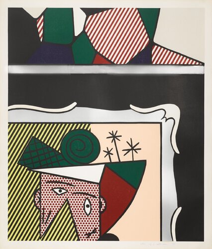 Two Paintings (Corlett 205) van Roy Lichtenstein, Afdruk te koop op Singulart