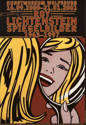 Spiegelbilder van Roy Lichtenstein, Afdruk te koop op Singulart