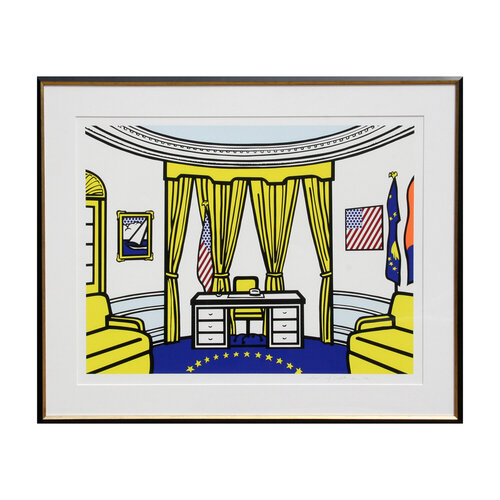 The Oval Office (C. 277) van Roy Lichtenstein, Afdruk te koop op Singulart