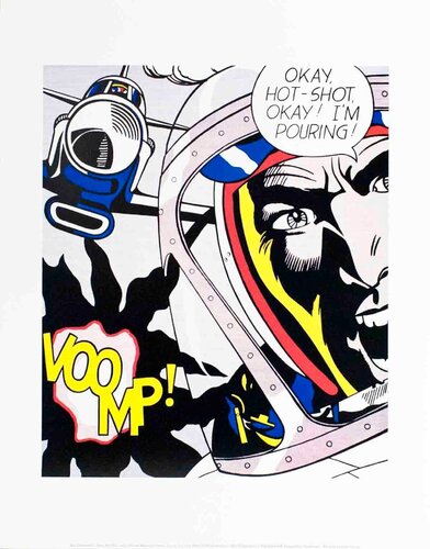 OK! Hot Shot par Roy Lichtenstein, Édition en vente sur Singulart