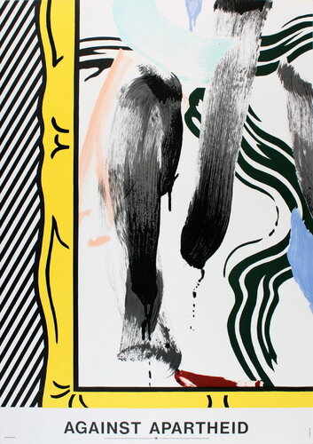 Against Apartheid by Roy Lichtenstein, Print for Sale on Singulart