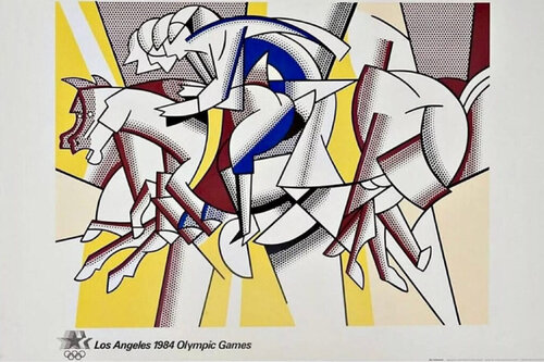 Roy Lichtenstein 1984 Los Angeles Olympics Poster von Roy Lichtenstein, Druck kaufen auf Singulart