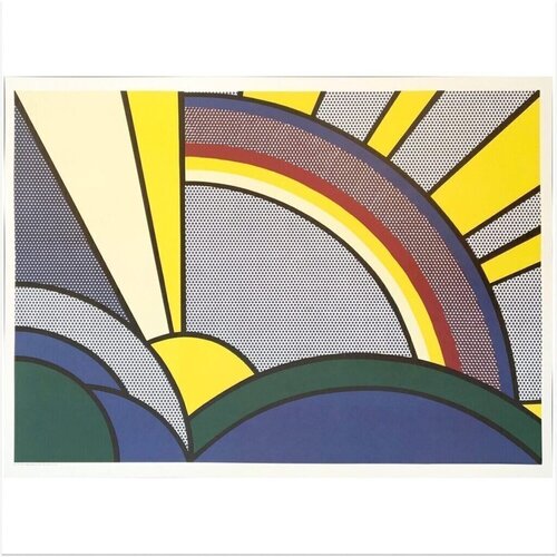 Modern Sun Rays von Roy Lichtenstein, Druck kaufen auf Singulart