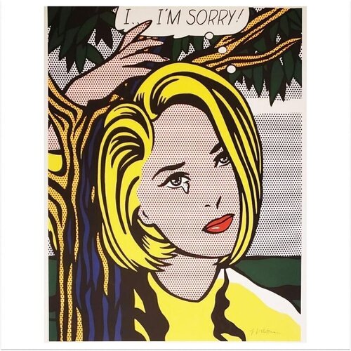I...I'm Sorry by Roy Lichtenstein, 인쇄 for Sale on Singulart