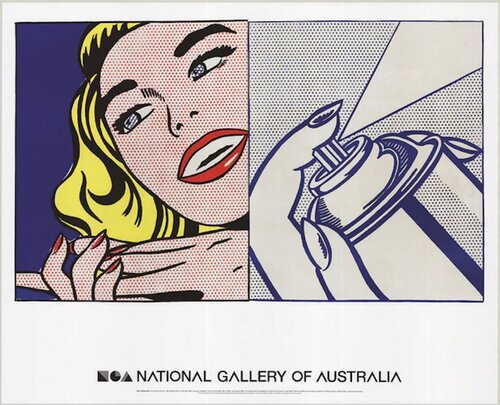 Girl and Spray Can par Roy Lichtenstein, Édition en vente sur Singulart