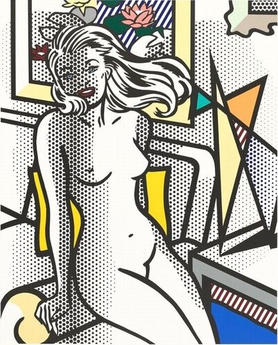 NUDE WITH YELLOW PILLOW by Roy Lichtenstein, Print for Sale on Singulart