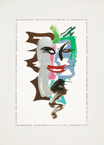 Luna Poster von Roy Lichtenstein, Druck kaufen auf Singulart