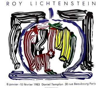 最終大幅値下げ・希少Roy Lichtenstein・サイン入りシルクスクリーン MirrorMirror|ロイ・リキテンスタインRoy Lichtenstein