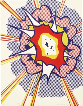 Roy Lichtenstein リトグラフ　摺り込みサイン　エディションあり Roy Lichtenstein リトグラフ 摺り込みサイン エディションあり