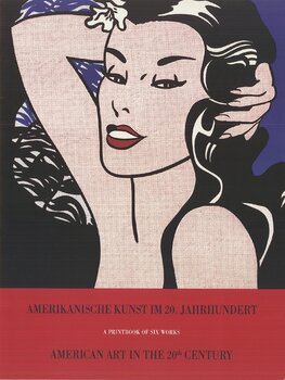 最終大幅値下げ・希少Roy Lichtenstein・サイン入りシルクスクリーン ☆ロイ リキテンスタイン（ロイ リキテンシュタイン）（ROY
