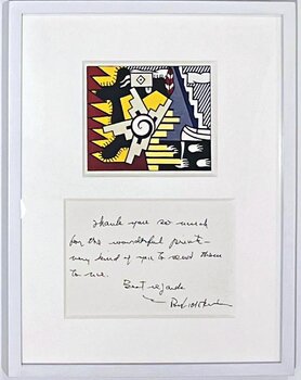 最終大幅値下げ・希少Roy Lichtenstein・サイン入りシルクスクリーン Roy Lichtensteinの作品をSINGULARTで販売中