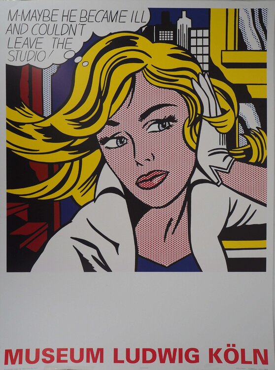 May Be Girl Roy Lichtenstein