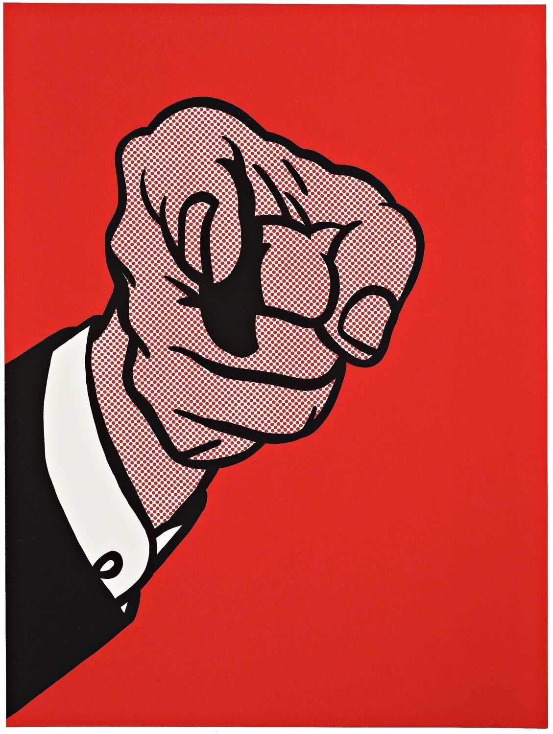 Finger Pointing Roy Lichtenstein
