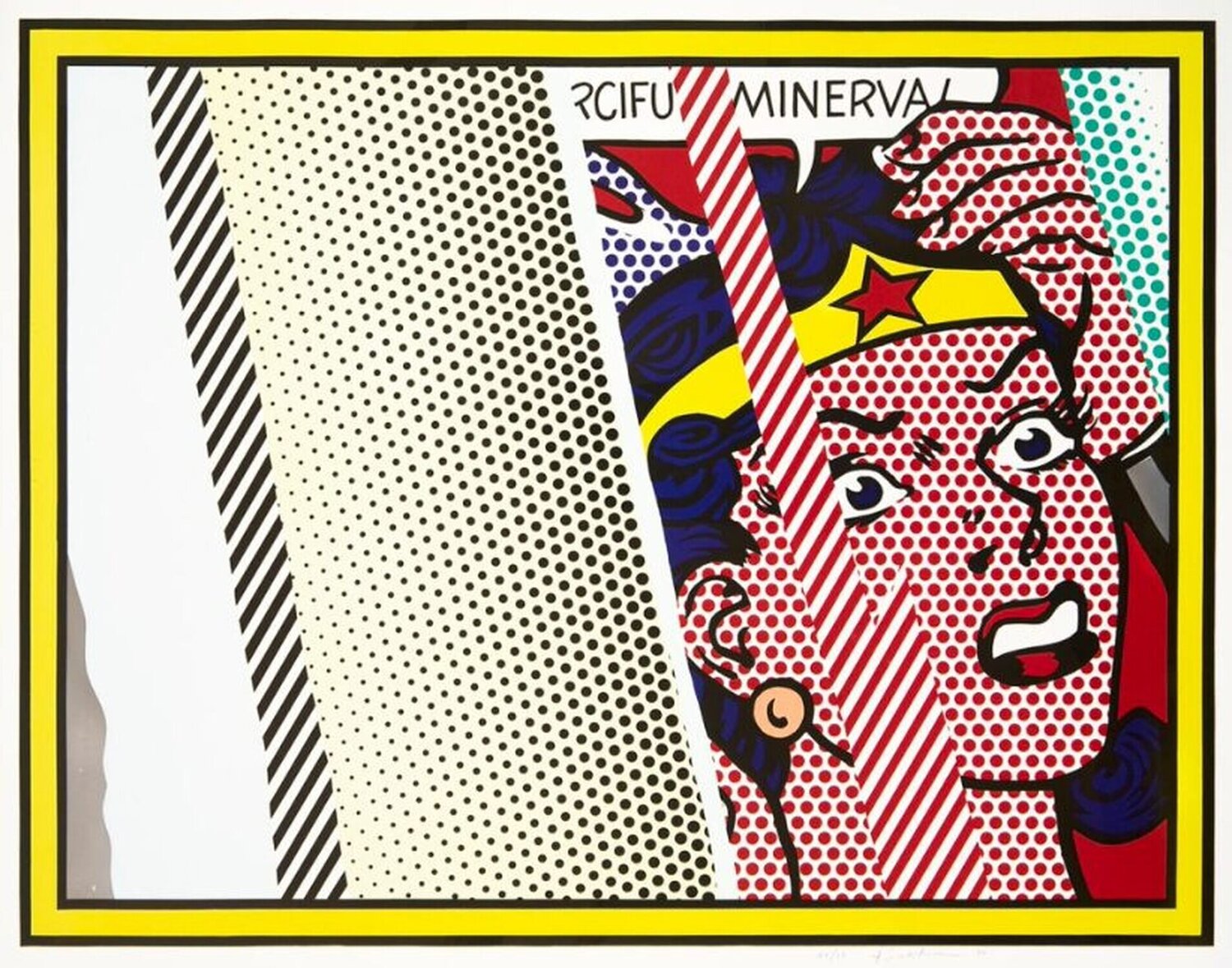 Reflections on Minerva (C. 244) Roy Lichtenstein