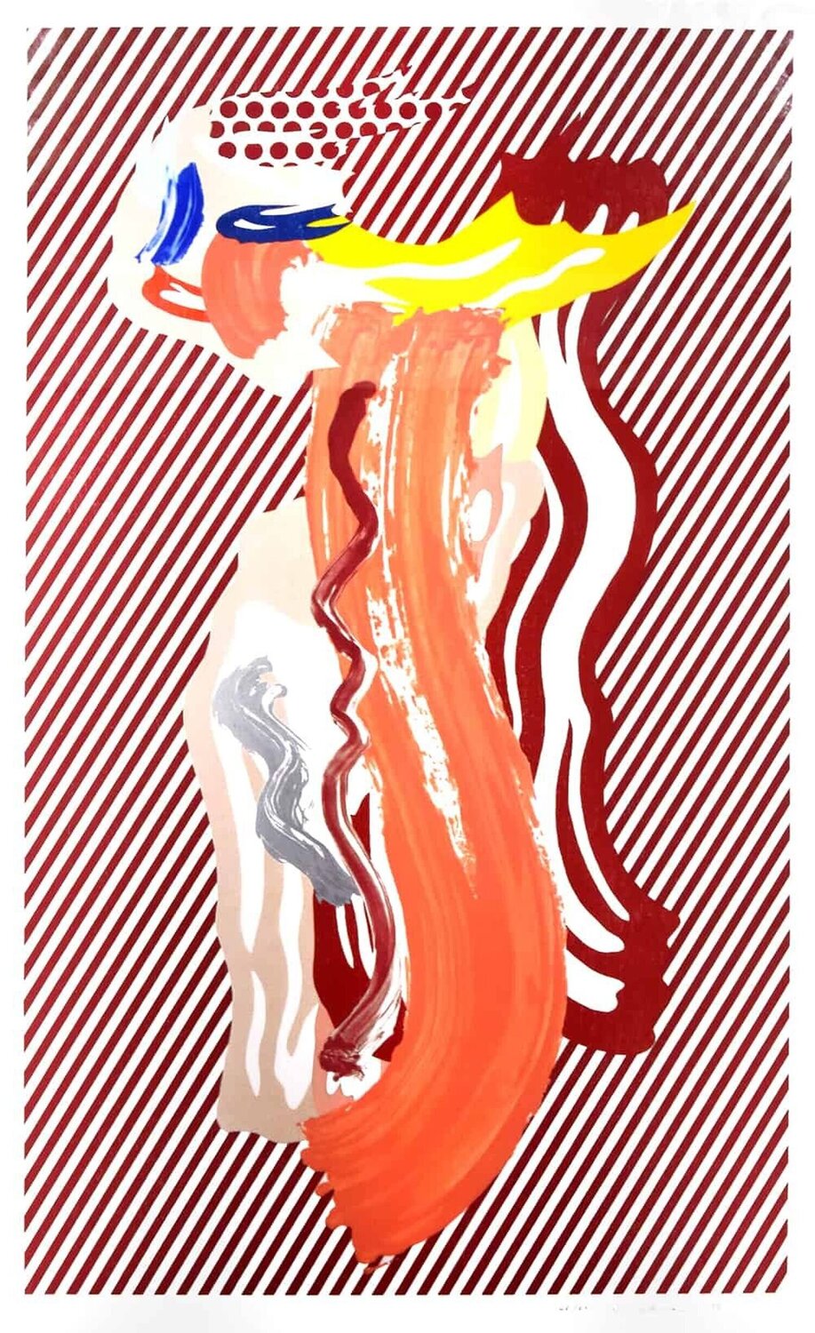 Nude, from Brushstroke Figures Series Roy Lichtenstein