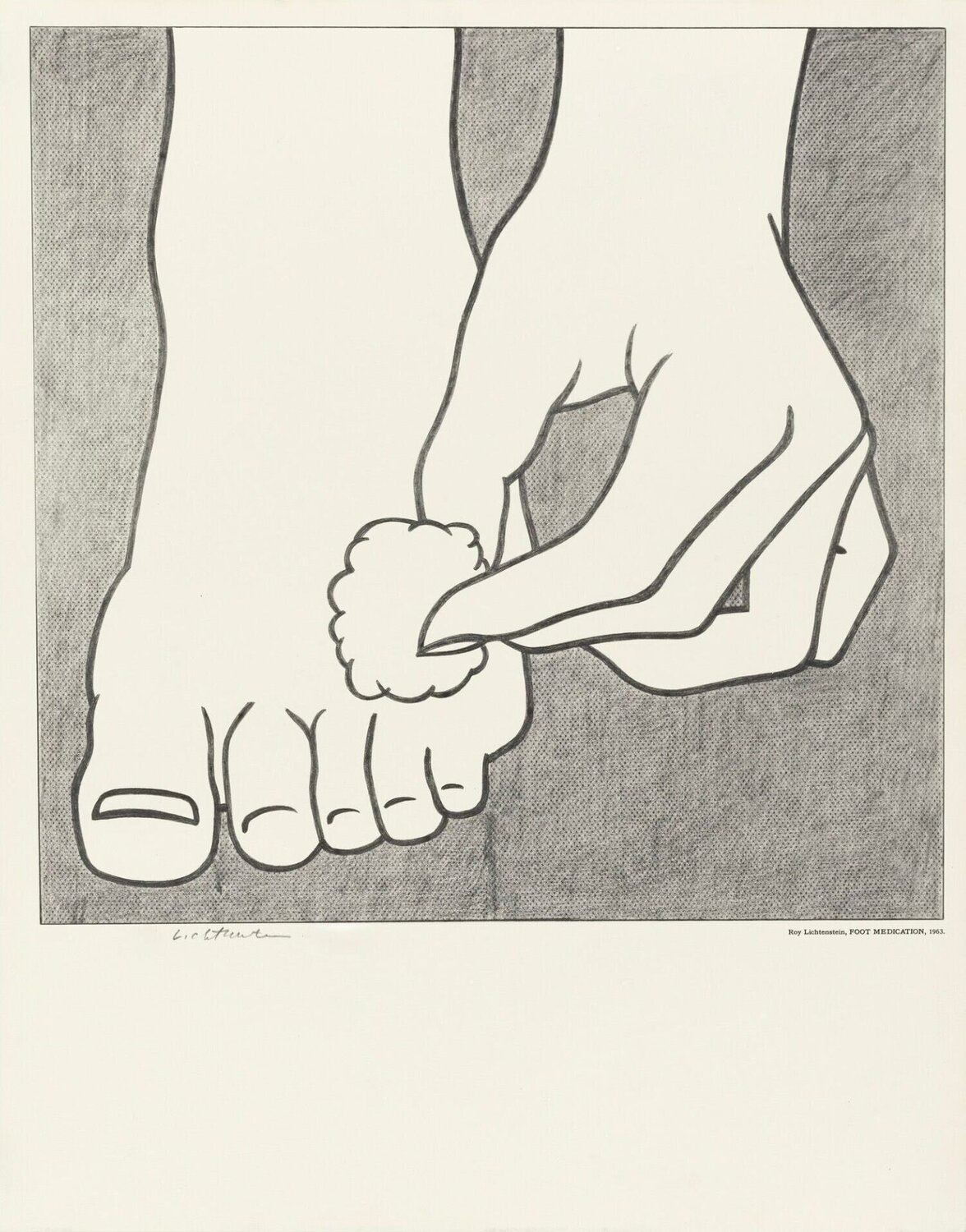 Foot Medication (C.App.3) Roy Lichtenstein