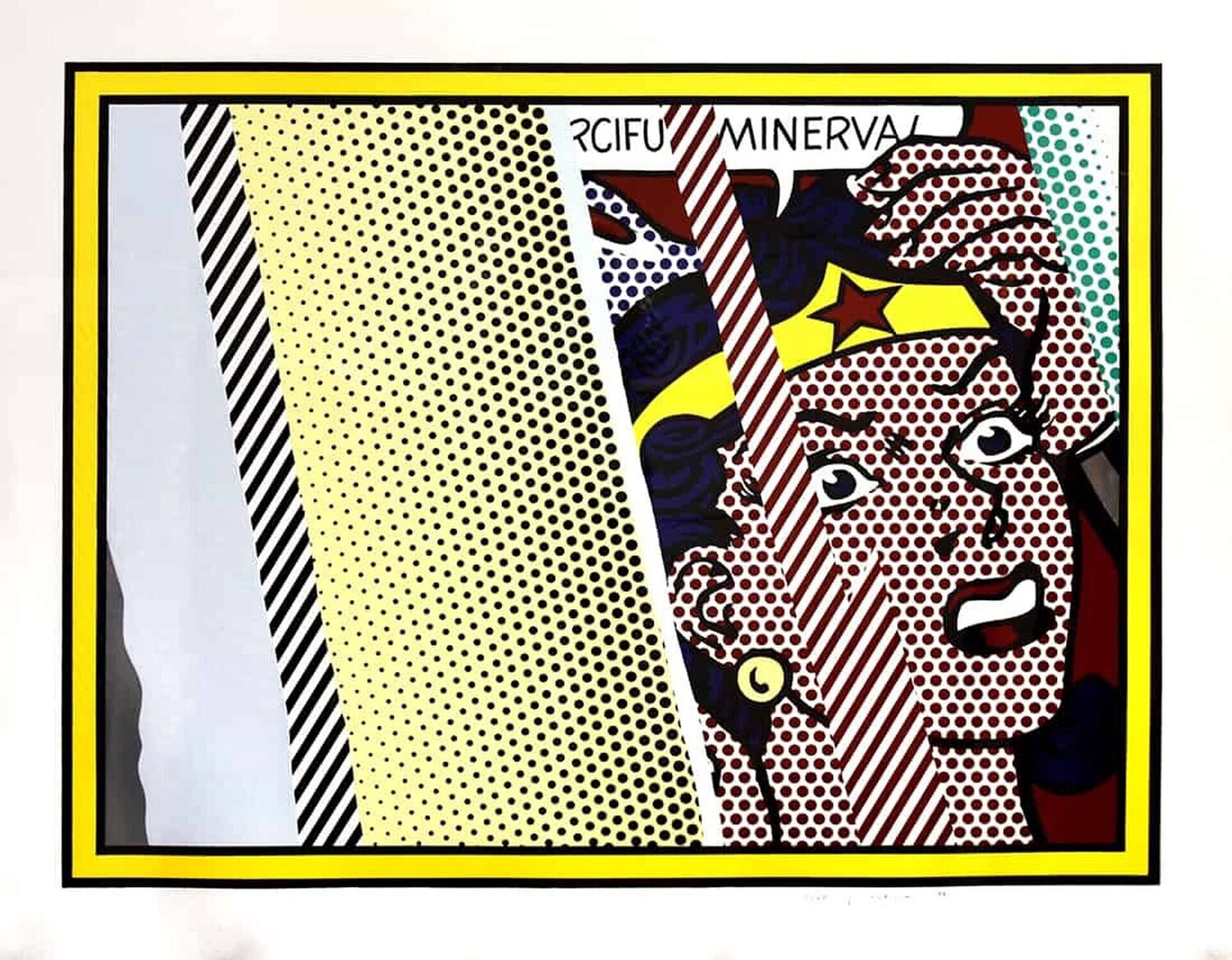 Reflections on Minerva, from Reflections Roy Lichtenstein
