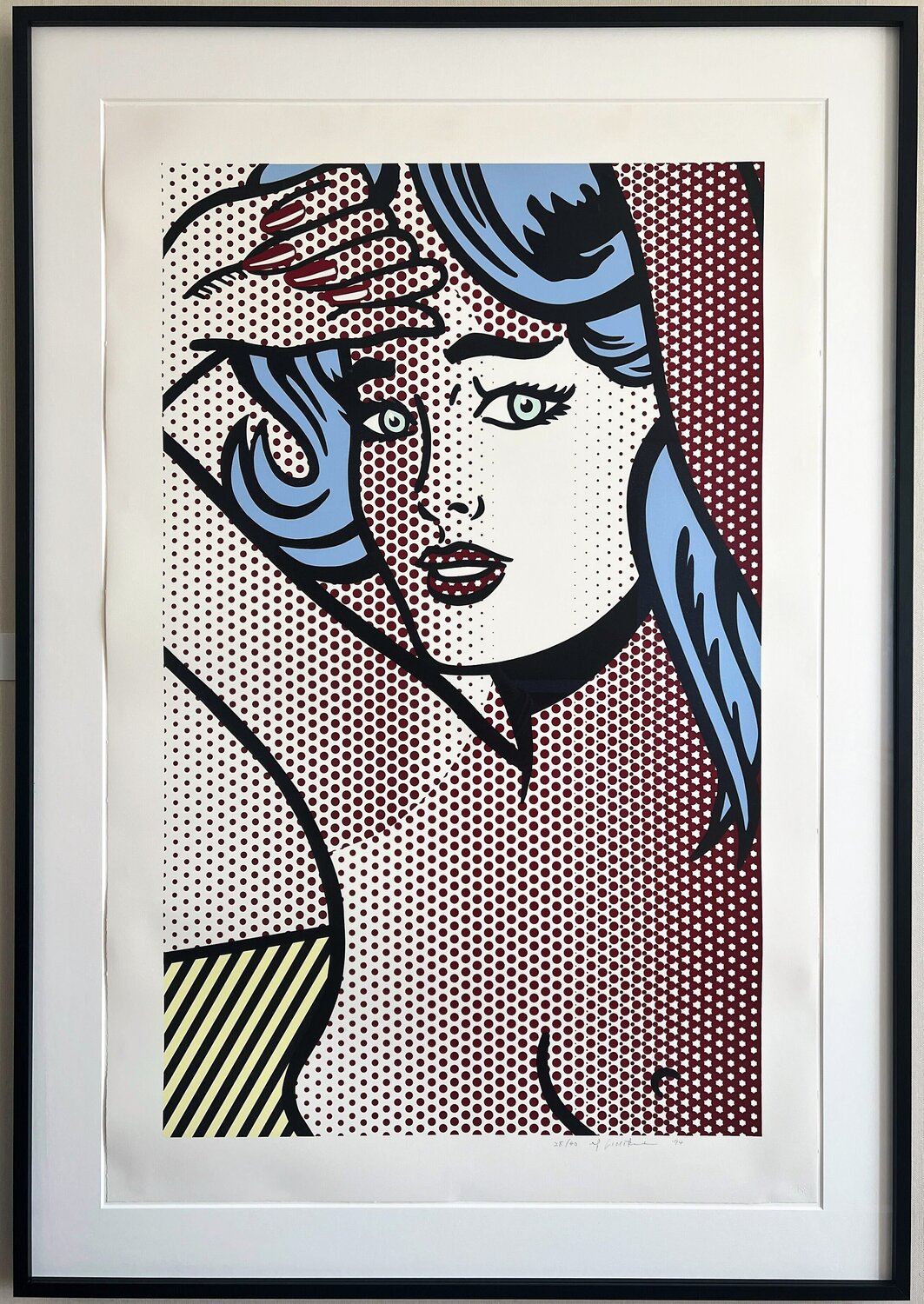 Nude with blue hair Roy Lichtenstein
