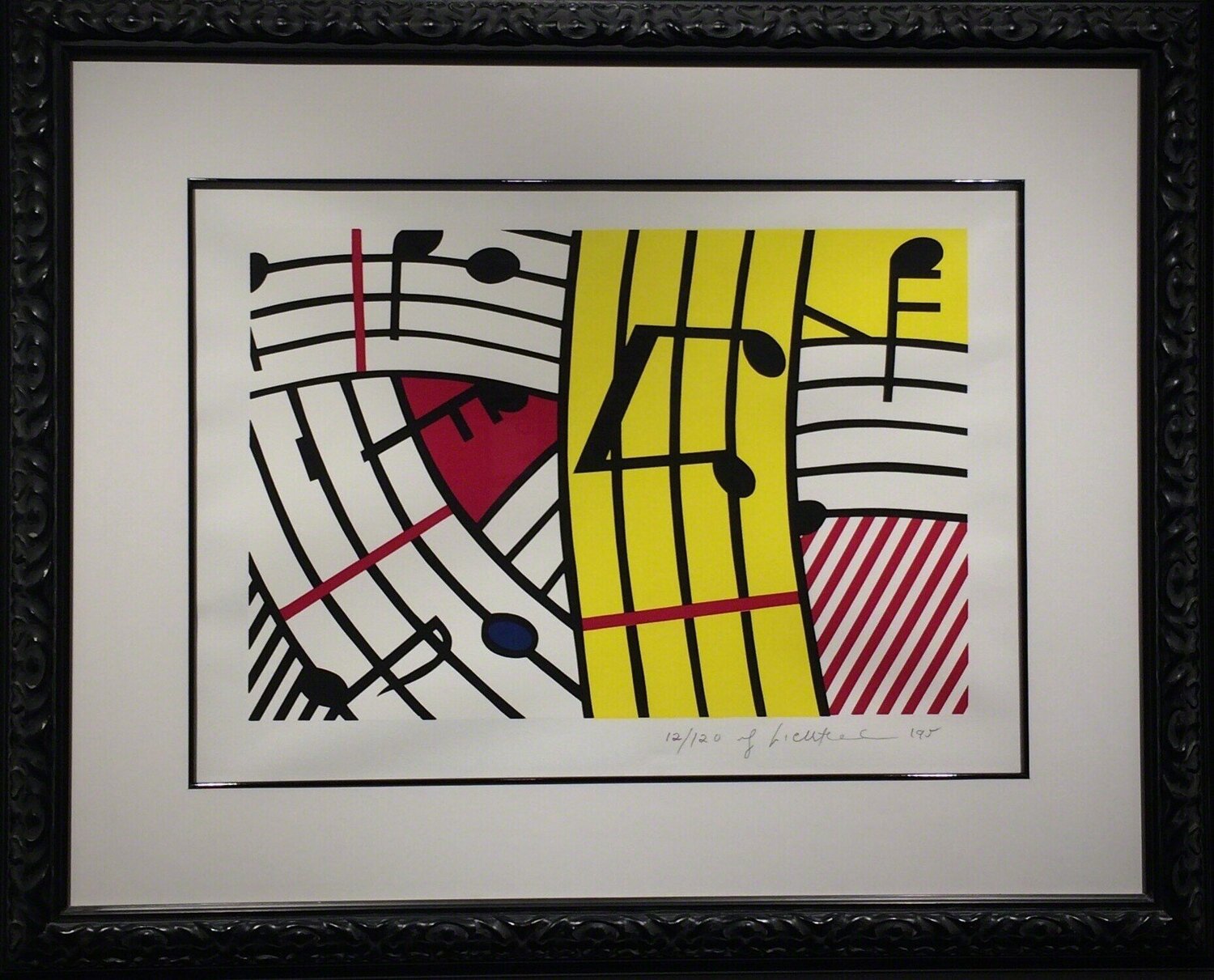 Composition IV (Musical Notes) Roy Lichtenstein