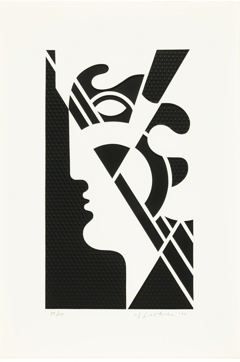 Modern Head #5 Roy Lichtenstein