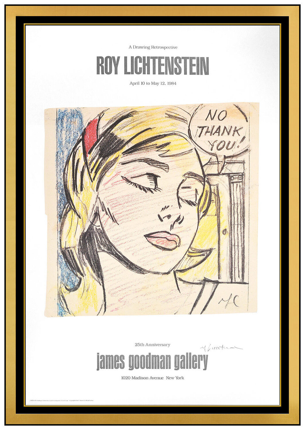 No Thank You Roy Lichtenstein
