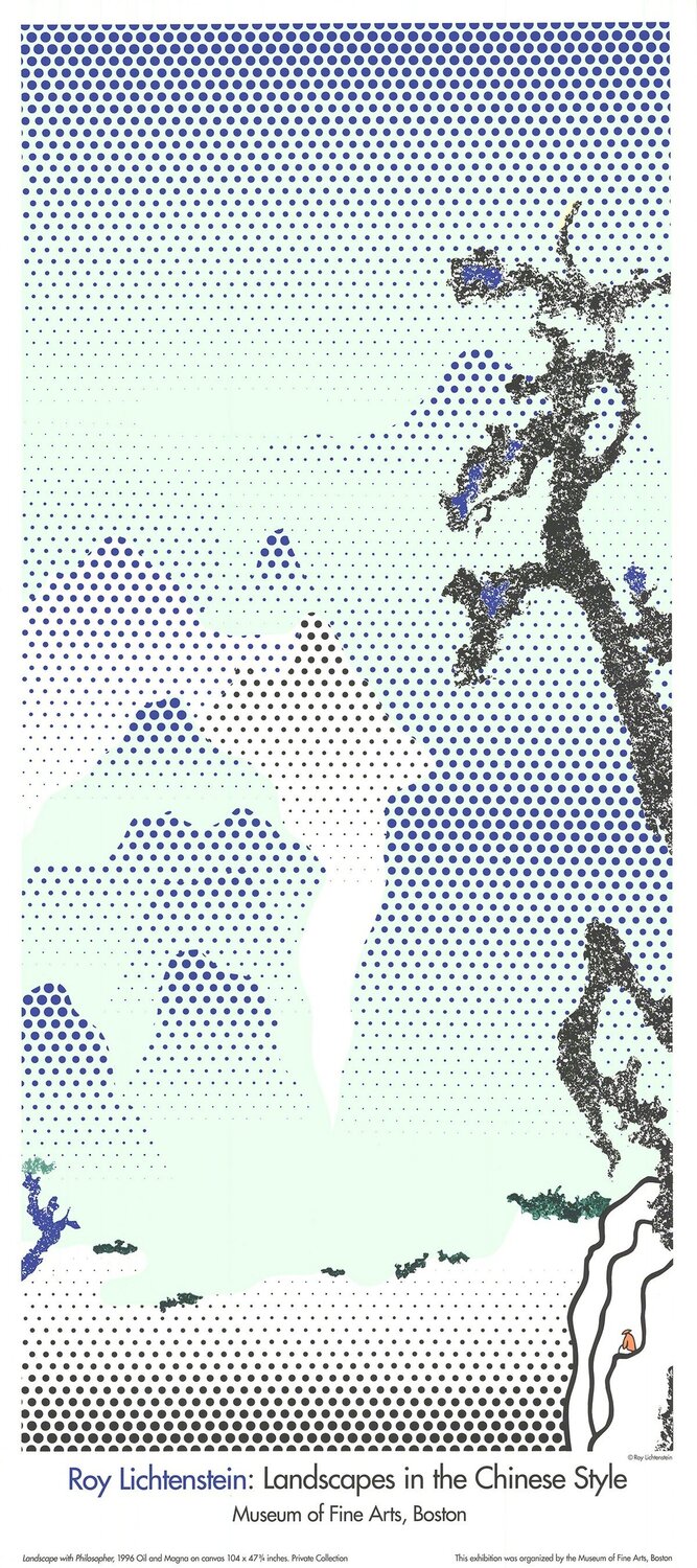 Landscape with Philosopher Roy Lichtenstein