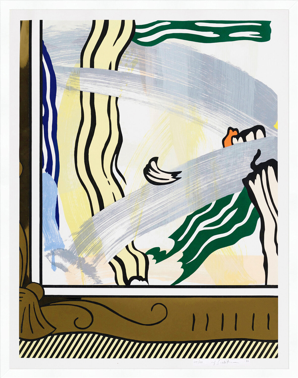 PAINTING IN GOLD Roy Lichtenstein