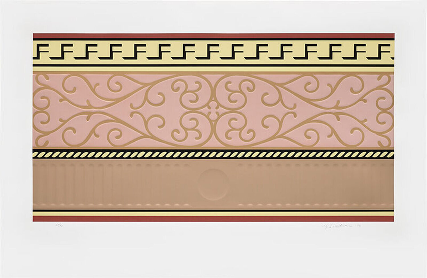 Entablature II, from Entablature Series Roy Lichtenstein Stampa in vendita