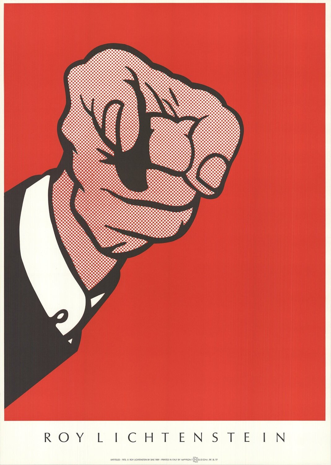 Pointed Fingers Roy Lichtenstein