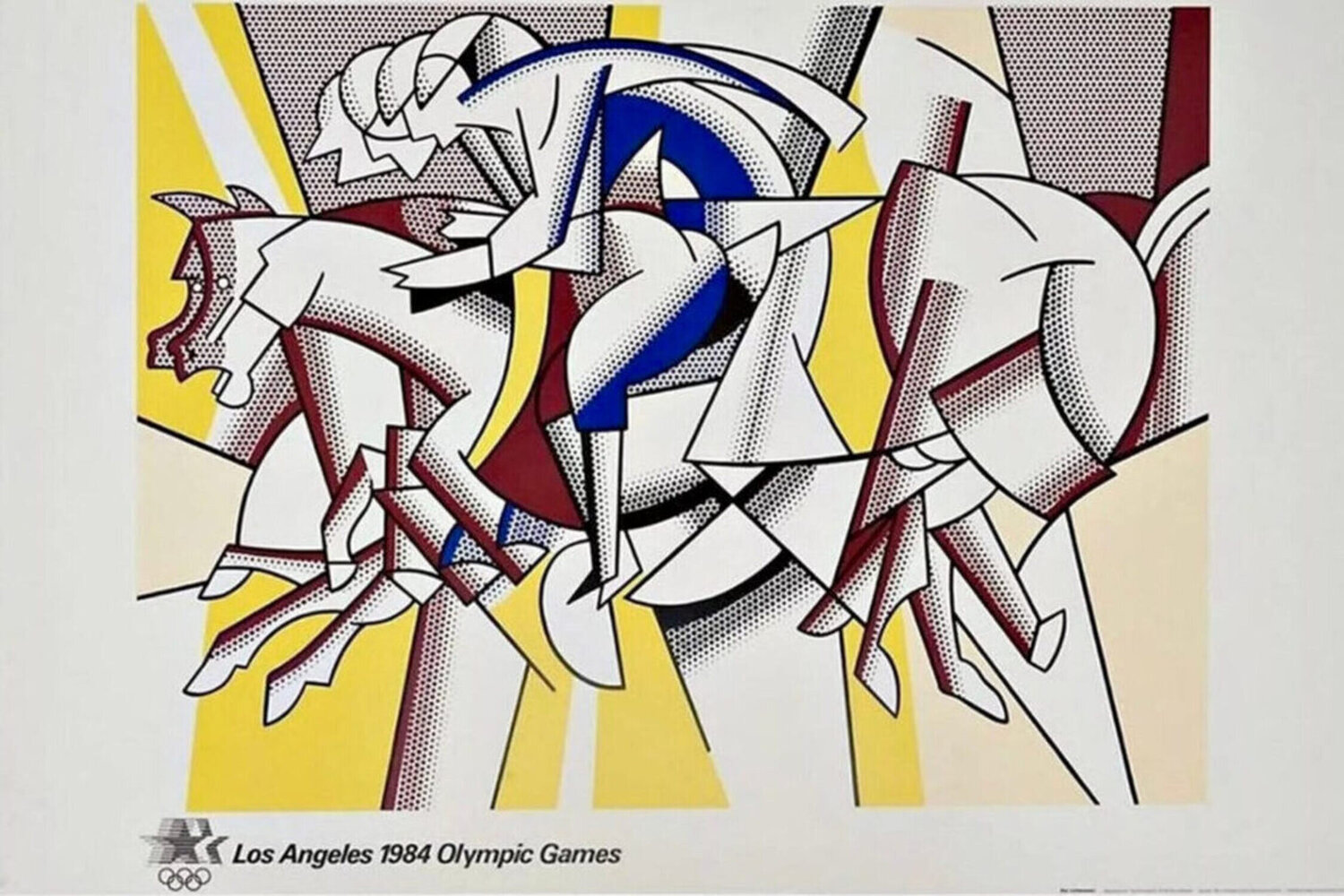 Roy Lichtenstein 1984 Los Angeles Olympics Poster Roy Lichtenstein Druck zu verkaufen