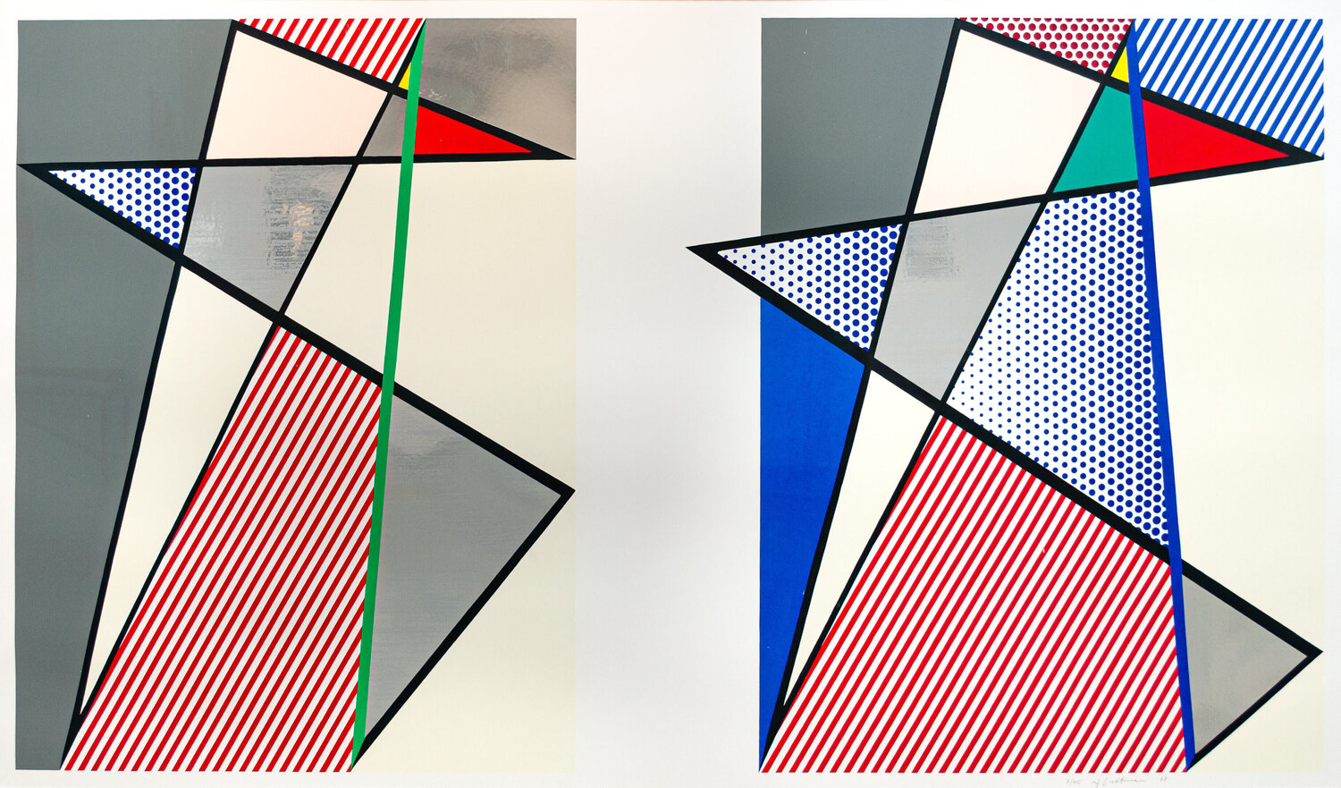 Imperfect Diptych Roy Lichtenstein