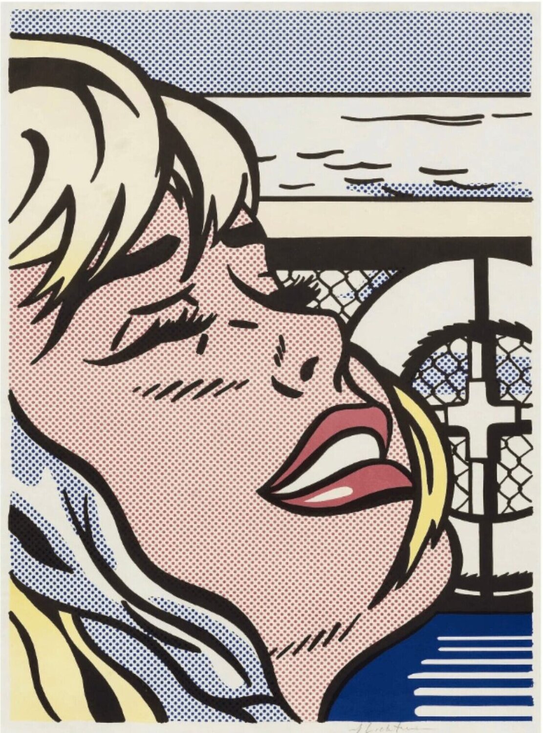 SHIPBOARD GIRL Roy Lichtenstein