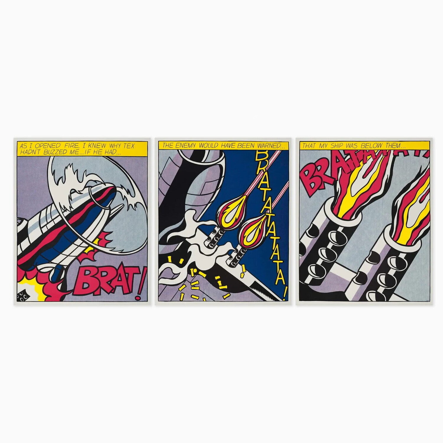 As I Opened Fire Roy Lichtenstein