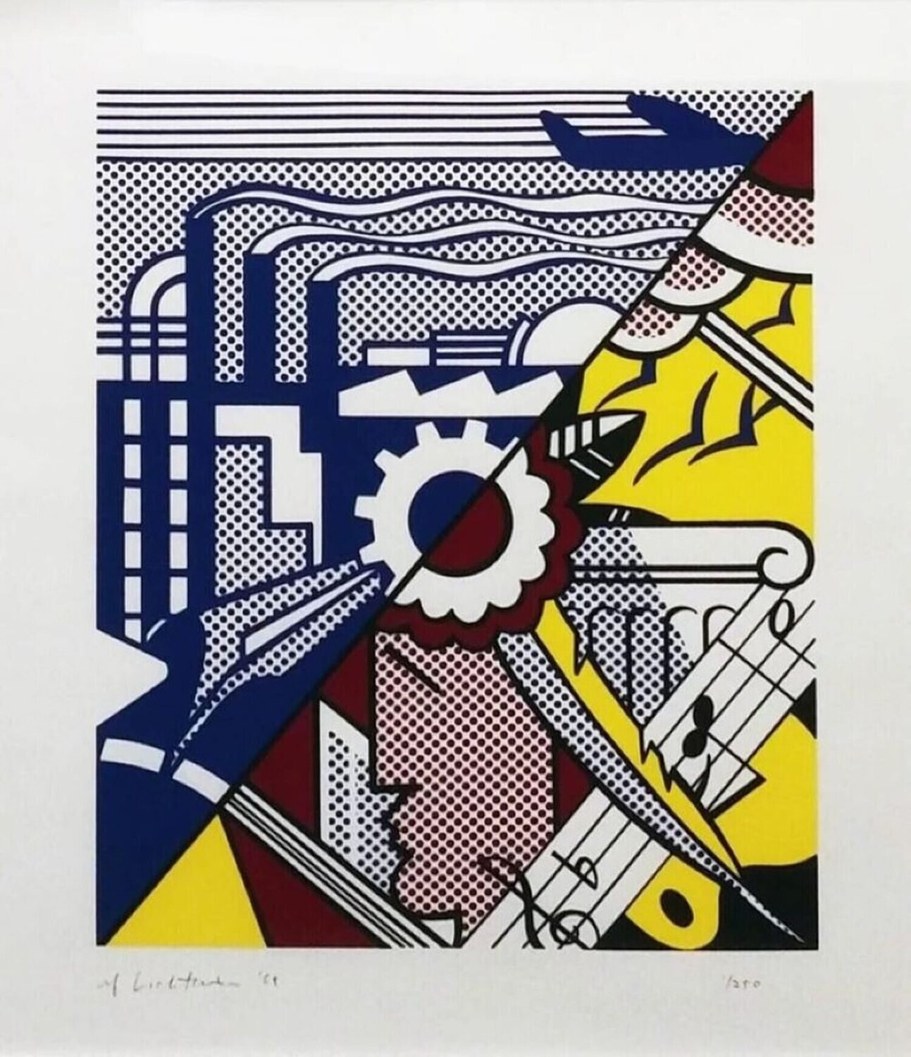 Industry and the Arts (II) (C. 86) Roy Lichtenstein Édition à vendre
