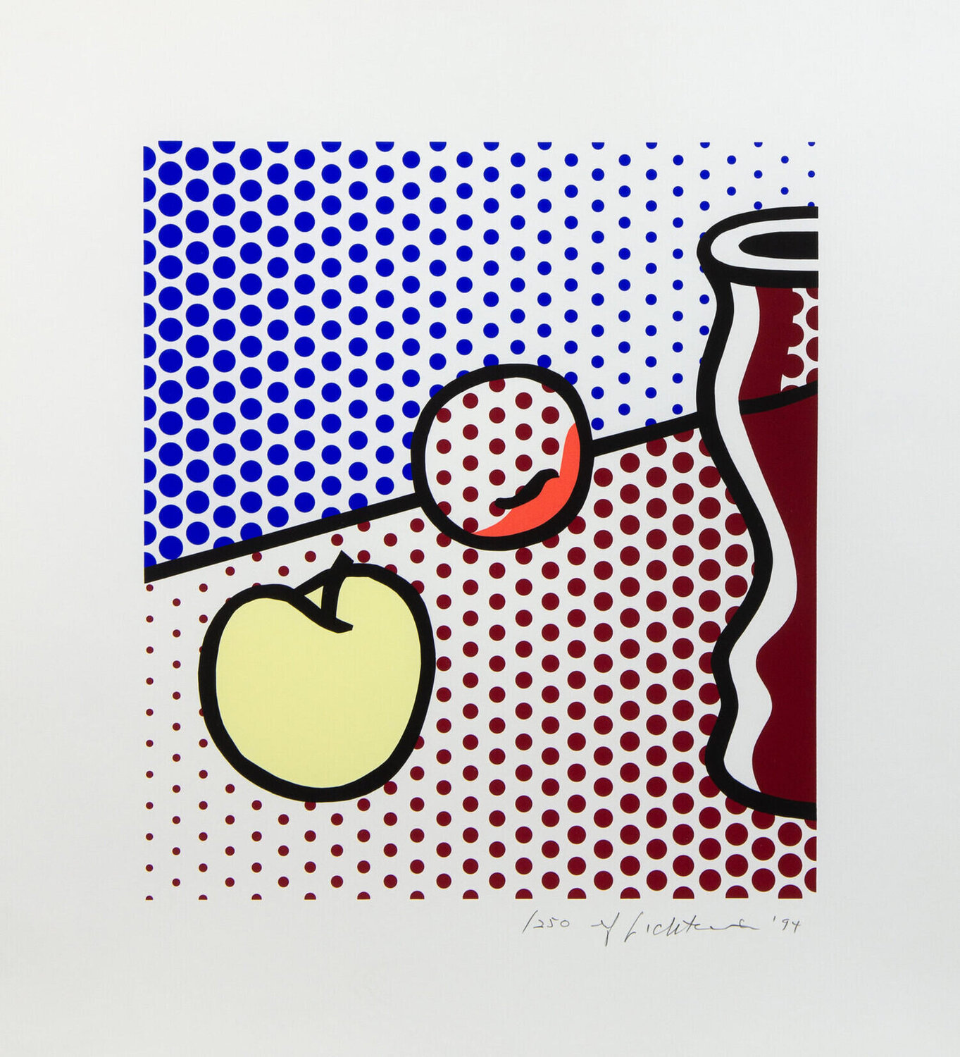 Still Life with Red Jar Roy Lichtenstein Print for sale