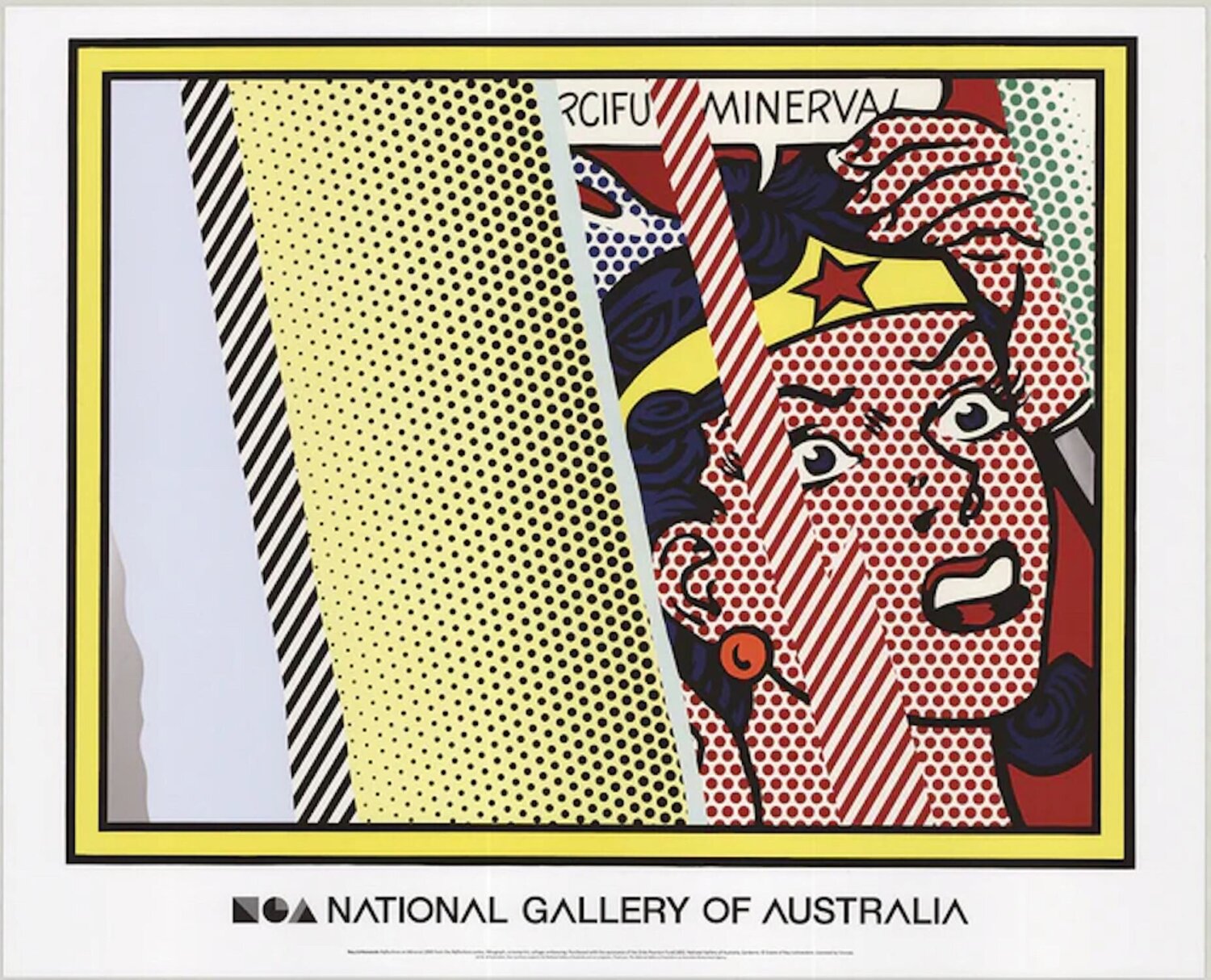 Reflections on Minerva Roy Lichtenstein Print for sale