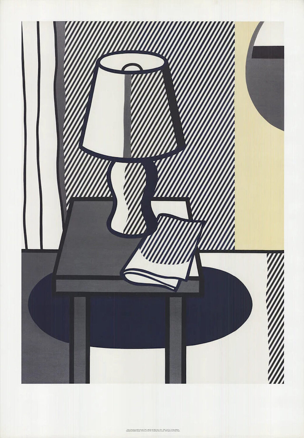 The Lamp Roy Lichtenstein Print for sale