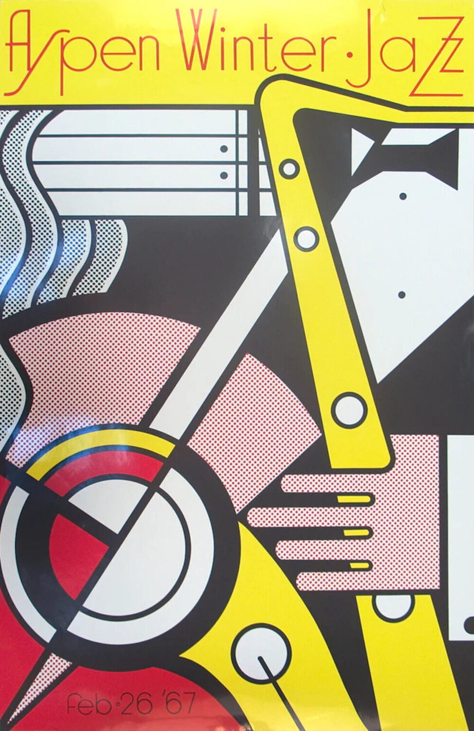 Aspen Jazz Roy Lichtenstein Print for sale