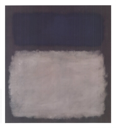 Blue & Gray, No Text by Mark Rothko, 인쇄 for Sale on Singulart