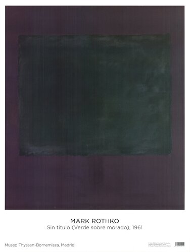 Green on Purple, 1961 by Mark Rothko, 인쇄 for Sale on Singulart