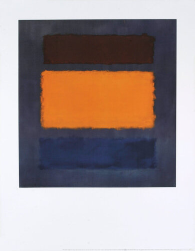 Brown and Orange on Slate by Mark Rothko, 인쇄 for Sale on Singulart