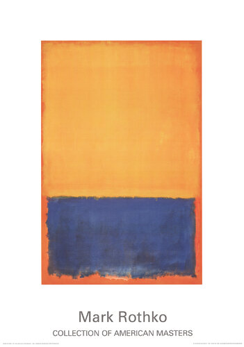 Yellow, blue, orange (1955) by Mark Rothko, 인쇄 for Sale on Singulart