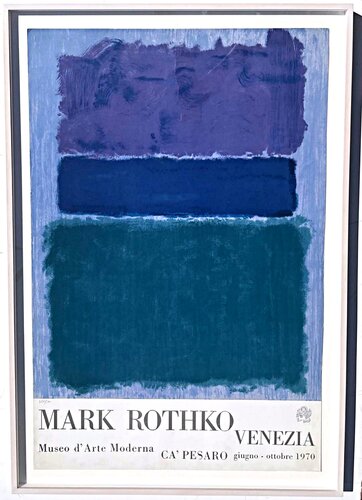 Mark Rothko at Museo d'Arte Moderna  Ca' Pesaro, Venezia  (Venice Italy) - Coveted rare numbered print by Mark Rothko, 인쇄 for Sale on Singulart