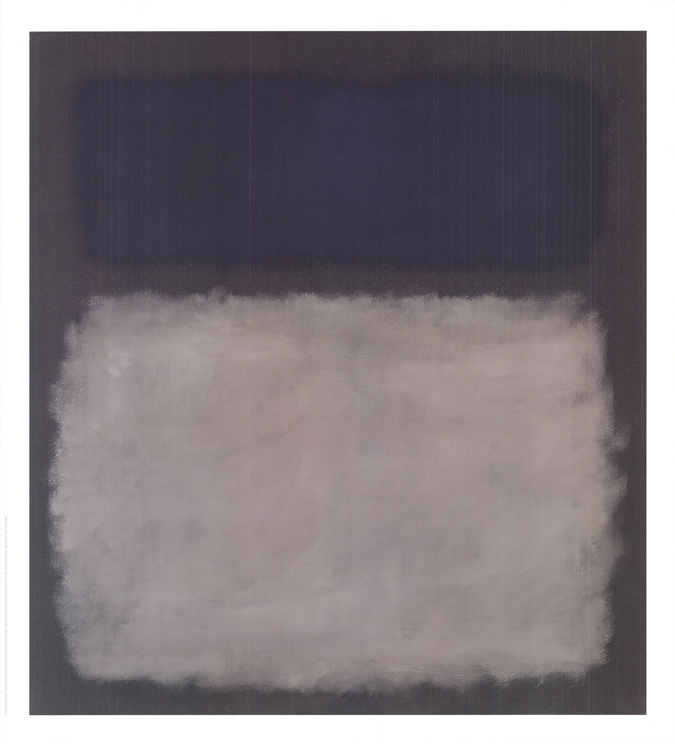 Blue & Gray, No Text Mark Rothko Druck zu verkaufen