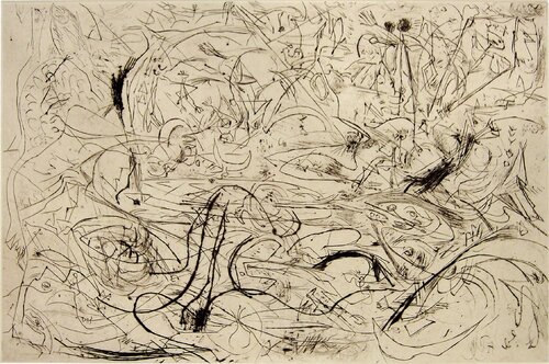 Untitled, 1082 (P19) by Jackson Pollock, 版畫 for Sale on Singulart