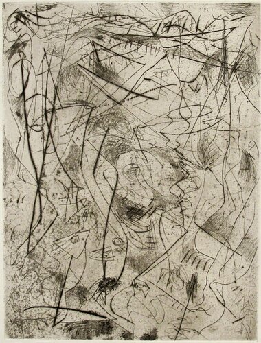 Untitled, 1081 (P13) by Jackson Pollock, 版畫 for Sale on Singulart