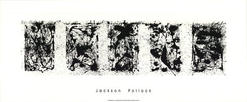 Black and White Polyptich par Jackson Pollock, Édition en vente sur Singulart